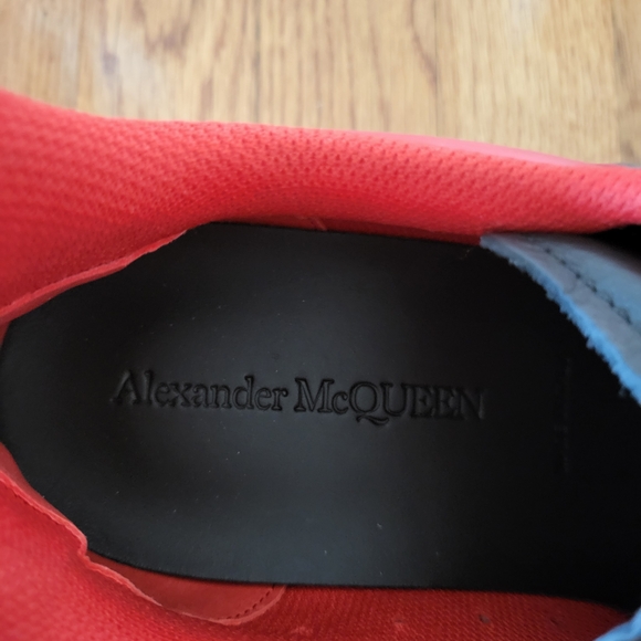 Alexander McQueen Black and Green Men's Shoes - Picture 7 of 14